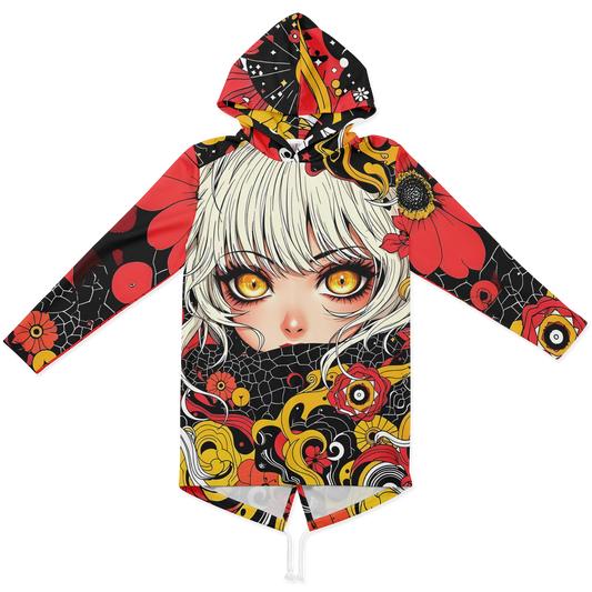 Kaleido Girl All Over Print Heavyweight Elongated Hoodie